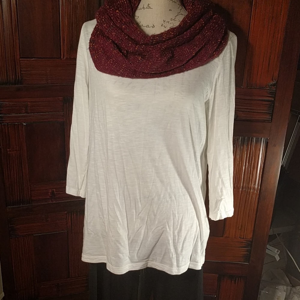 Loft 3/4 sleeve top, L